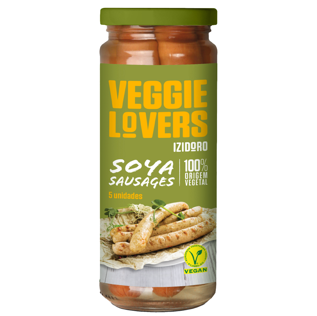 salsichas soja - Izidoro Veggie Lovers