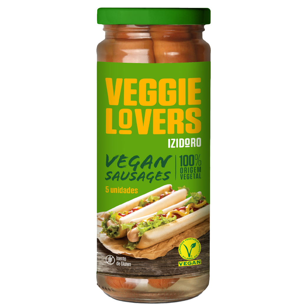salsichas vegan - Izidoro Veggie Lovers